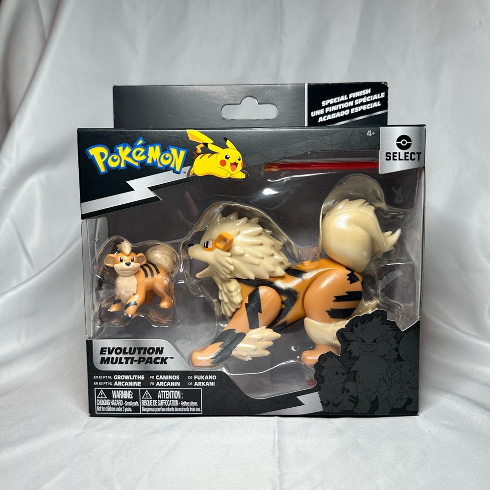 Pokemon Select ~ Evolution Multipack (Growlithe, Arcanine) PKW2804 NIB